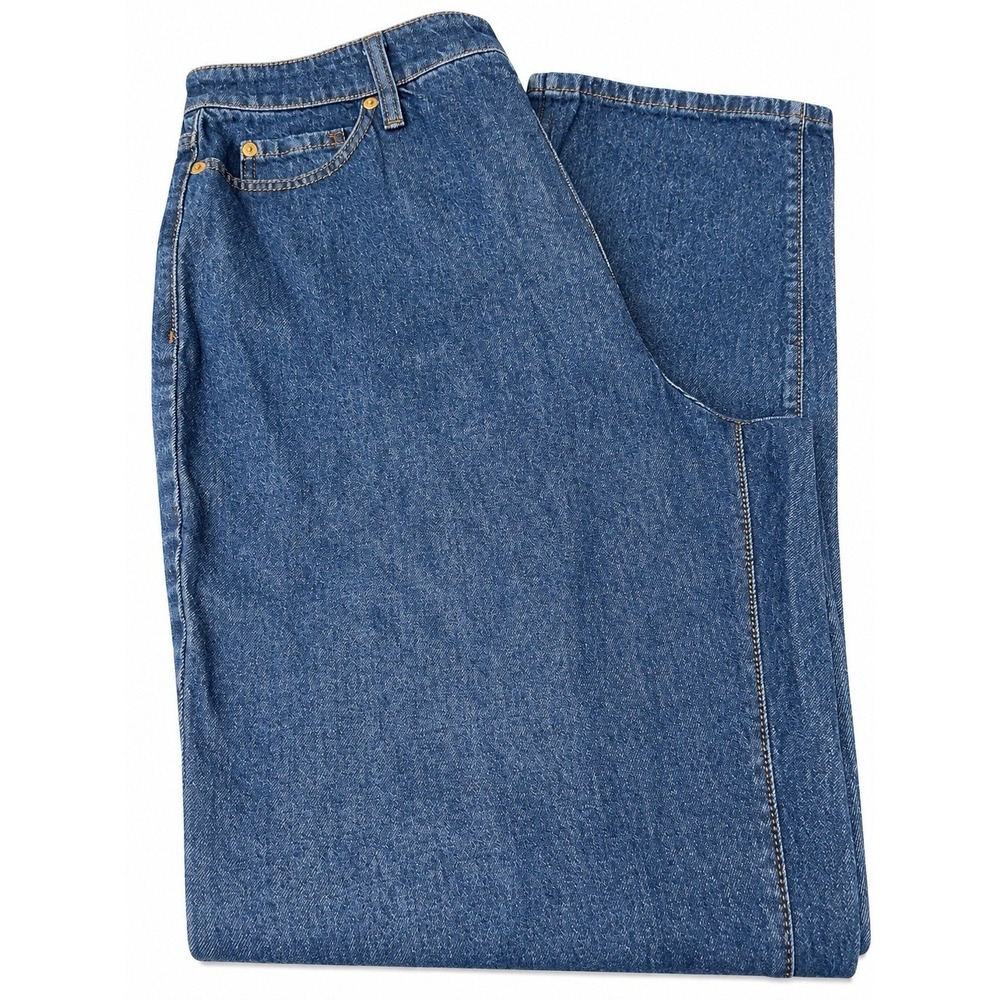 INC International Concepts Women's Straight Leg Jeans Size 16/33 Blue Denim NWOT